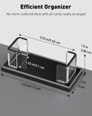 Uniclife Acrylic Business Card Holder for Desk 1 Slot, 60 Card Capacity — 6