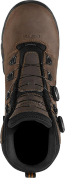 Danner Vicious BOA 8" Men Work Boots, Composite Toe, Waterproof, EH Rated, Gore-Tex Lined, Slip Resistant Vibram Outsole - Brown — 4