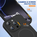 Miracase Magnetic for iPhone 16 Pro Case, Silicone, Black — 4