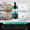 Terragon Kinetic Cleanse Shoe Cleaning Kit with Electric Shoe Cleaner Brush - Hyper Cleanse Remove Tough Stains from Leather, Nubuck, Fabric Shoes - Bonus Shoe Cube for Soles, Color-safe, Solvent-free — 6