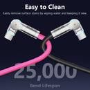 USB C to USB C Cable 10ft 240W 2-Pack USB 2.0, Type C Charging Cable for iPhone 15, Samsung Galaxy S23, MacBook Pro 2020, iPad Pro, iPad Air 4, Pixel and More. Black+Pink 6