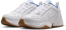 Nike Men's Air Monarch IV Training/Workout Shoes - White/White-indigo Storm-gum Light Brown — 5