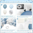 Dusty Blue Balloon Arch Kit Light Blue White Balloon Garland Kit — 6