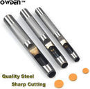 OWDEN 6 Pcs Leather Hollow Hole Punch Set with a Cutting Mat(1/8"-5/16") | 6 Pieces — 5