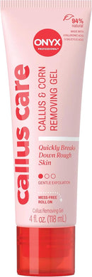 Onyx Professional Callus and Corn Peeling Gel, 4 fl oz - Removes Unwanted Calluses in 3-5 Minutes, Hydrating and Softening Heel Callus Remover Gel for Feet 1