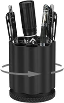 Rotating Revolver Pen Holder, Gun Cylinder Pen Holders, Favorite Pencil Holder and Perfect Stationery Supplies (Black) — 2