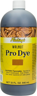 Fiebing's Pro Dye - Walnut - Professinal Oil Dye for Leather 32oz — 1