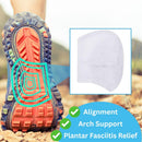 Shoe Bubble Orthotic Insole – Memory Gel Insoles for Plantar Fasciitis, Pronation, Heel Pain, Arch Supports, Midfoot Support (Transparent (Thicker Support), Medium) - Large — 3
