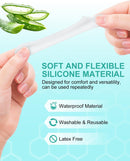 16-Pack Silicone Toe Protectors and Caps, Gel Toe Covers Bandage Sleeves for Women & Men Pain Relief, Cushion Pads for Corns, Calluses, Blisters, Toenails Loss(Clear, Mixed Sizes, 4L+8M+4S) — 3