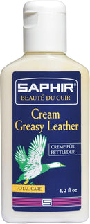 Saphir Beauté du Cuir Oiled Leather Cream 125 ml – Leather Conditioner for Chromexcel CXL Horween & Oiled Leathers, Boots, Shoes, Bags, Scratch Repair Balm - Neutral — 1