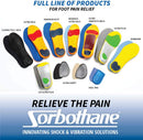 Sorbothane Ultra Sole Insole W 14, M 12.5-13.5 (Metric 46-47) - G - Blue/Orange — 5