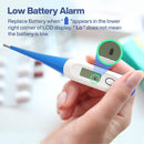 Boncare 10 Seconds Oral Thermometer for Adults and Kids, Light Blue — 7