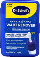 Dr. Scholl's Freeze Away Common & Plantar Wart Remover (Large Warts) 8 Applicators — 1