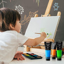 GOTIDEAL Black Acrylic Paint Tubes (120ml, 4.1 oz), Mars Black Paint | Regular — 5