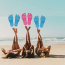 Beach Foot Pads Barefoot 6 Packs for Barefoot Lovers, Invisible Adhesive Stick on Feet Pad Soles for Beach, Swimming Pool, Spa, Hot Sand, Walking, Water Sport Party. (S-6Packs) 3