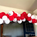 Red White Balloons Set, 35 Pack 12 Inch Red White Confetti Latex Party Helium Balloon for Girls Women Birthday Party Wedding Valentine's Day Graduation Galentines Christmas Party Decoration — 5