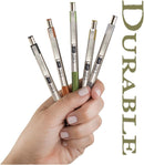 Zebra Pen F-301 Earthy Tone Barrels Ballpoint Pen, Black, 0.7mm, 4-Pack | Black Ink A — 3