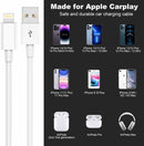 USB A to Lightning Cable 3FT for iPhone 14 13 12 11 Pro Max XR XS X（White） 4