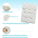 Metatarsal Pads for Women and Men 40 Pieces, Felt Ball of Foot Cushion, Adhesive Forefoot Pads Forefoot Cushion Pads, Foot Pads for Forefoot and Sole Support, Metatarsalgia Mortons Neuroma 4