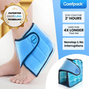 Comfpack Ankle Ice Pack Wrap, 2 Hours Long Lasting Cold Therapy for Swelling, Sprained Ankle, Achilles Tendonitis, Plantar Fasciitis Relief, Heel Pain, Reusable Ice Wrap for Surgery Recovery — 1