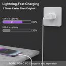 2Pack for iPhone14/13/12 Fast Charger Cable 6ft [Apple MFi Certified], USB Type C to Lightning Cable 6 Foot Apple iPhone Charging Cord for iPhone14 13 12 Pro XR XS Plus photo 2