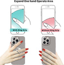 TACOMEGE Clear Cell Phone Ring Grip Holder Kickstand photo 4