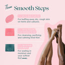 Bare August Nano Glass Foot File, Foot Callus & Dead Skin Remover, Pink — 4