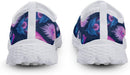 Daily Low Top Slip On Floral Print Sneaker Breath Mesh Insole Shock Absorb Thick Outsole Relax Leisure Shoe - Peacock‑a — 3