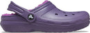 Crocs Kids' Classic Lined Kids Clog – Nightshade — 5