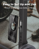 APPS2Car Gym Magnetic Phone Holder, Aluminum Alloy Base & Ball Joint, Black photo 3