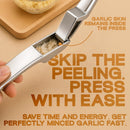 Gourmet Easy Garlic Press Lifetime Replacement, No Need to Peel, Fine Mince — 6