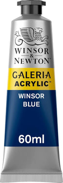 Winsor & Newton Galeria Acrylic Color, 60ml Tube, Winsor Blue | 2-oz Tube — 1