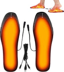 Heated Insoles USB Electric Power Thermal Soles for Winter Boots Shoes Sneaker Ice Fishing Camping Outdoor Activities, Feet Warmers Full-Foot Heating & Cut-to-Fit Design for Women Men - 41-46 — 1
