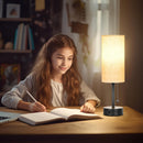 Bedside Table Lamp for Bedroom,Small Lamps for Night stands with Pull Chain — 5