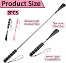 2 PCS Shoe Horn Long Handle for Seniors, Retractable Stainless Steel Foldable Shoe Horn… — 2
