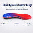 Plantar Fasciitis Pain Relief High Arch Support Insoles, Heavy Duty Orthotics for 220+ lbs & All Weights, Unisex Flat Feet & Work Boots, Corrective & Pressure Relief with Every Step, Size XL - M - Women 9-10 / Men 7-8 / M - Women 9-10 / Men 7-8 — 2