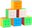 6 Pack Speed Cube Set, Stickerless Cube, Easy Smooth Turning Professional 3X3X3 Speed Cube, Party Favors, Puzzle Toys for Children, Adults, and All Ages — 1