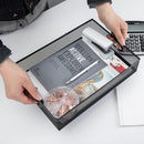 Desk Drawer Organizer, A4 Large Metal Mesh Desk Organizer Tray, Versatile Storage Box Set for Office Home Supplies,13 x 9 inches — 3