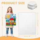 Conda Stretched Canvas for Painting 16x20 Inch, 5Pack Primed Large Canvas for Painting, Acid-Free Cotton 5/8 Blank Canvases, Value Bulk Pack for Acrylic Paint,Watercolor, Oil Paint | 5Pack,16"x20" — 2