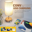 Yarra-Decor Bedside Table Lamp with USB Ports - Touch Control for Bedroom 3 Way Dimmable Nightstand Lamp with Round… — 3