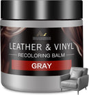 Leather Recoloring Balm and Leather Repair Kit for Furniture, Gray Leather Dye for Couches, Car Seats, Leather Paint & Stain for Sofa — 1