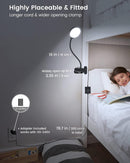 Glocusent 5W Clip on Light, 3 Colors & 5 Brightness Reading Light for Bed — 6