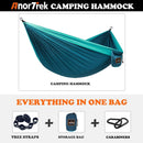 AnorTrek Camping Hammock, Super Lightweight Portable Parachute Hammock with Two Tree Straps Single or Double Nylon Travel Tree Hammocks for Camping Backpacking Hiking — 4