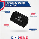 Dixie EMS Deluxe Aneroid Sphygmomanometer Blood Pressure Set W/Adult Cuff, Carrying Case and Calibration Tool - Black — 2