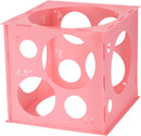 Auihiay Plastic Balloon Sizer Box Cube, Pink Balloon Sizer(2-10 Inch) | 14 Holes — 1
