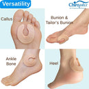 Chiroplax C-Shaped Felt Callus Cushion Pads Protector Rubbing Pain Relief Forefoot Metatarsal | 3/16" Thick (30 Pack) 2