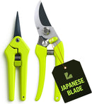 2-Pack Stainless Steel Gardening Scissors, Pruning Shears and Clippers for Gardening | Pruning Shears Combo — 1