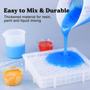 LET'S RESIN Silicone Measuring Cups, 450 ml and 100 ml Mixing Kit — 6