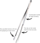 2 Pcs 12-Inch Fine Tweezer Tongs,Extra-Long Stainless Steel Tweezers Tongs — 2