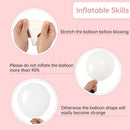RUBFAC 87pcs White Balloons Different Sizes 18 12 10 5 Inches for Garland Arch, Premium Party Latex Balloons for Birthday Party Wedding Anniversary Baby Shower Party Decoration — 3
